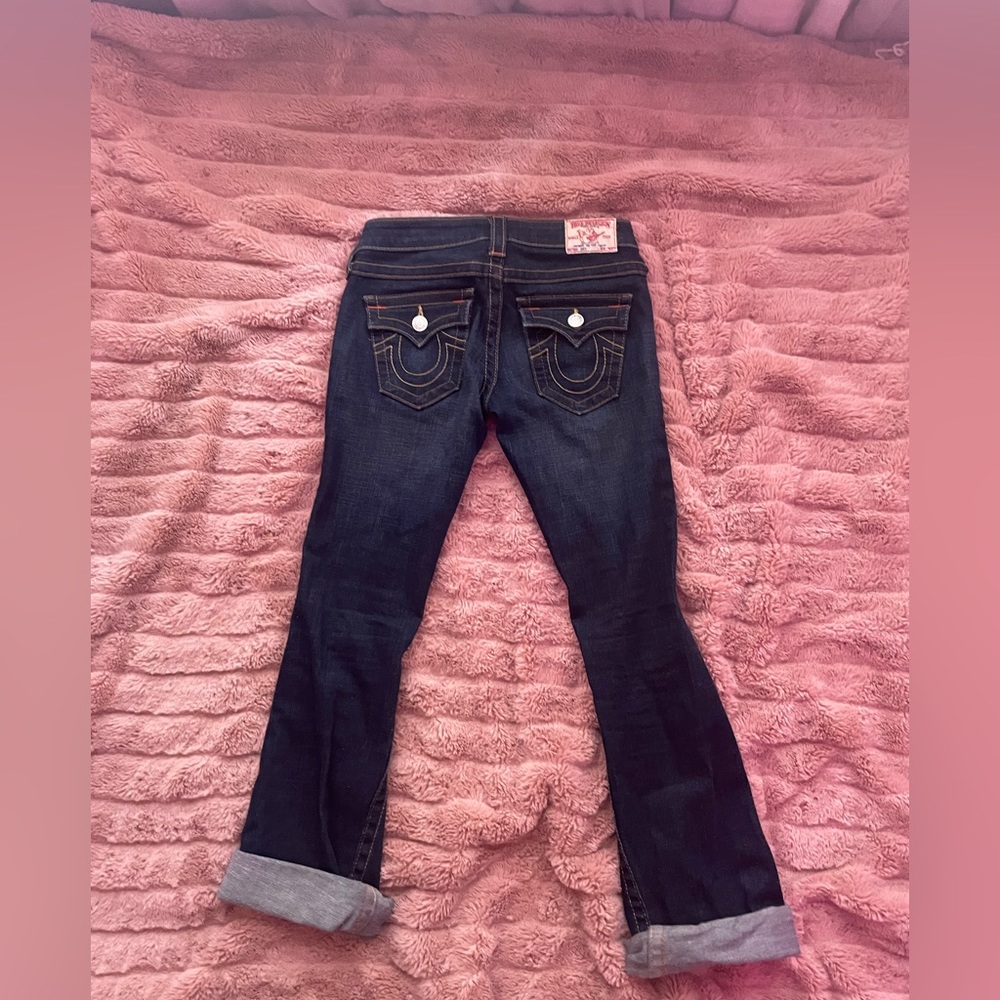 True Religion low rise flare jeans